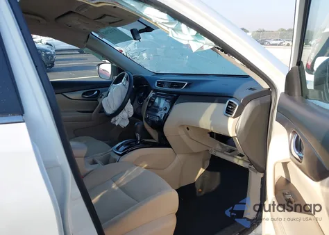 2016 Nissan Rogue Sv z USA, uszkodzony, nr VIN KNMAT2MT7GP621720